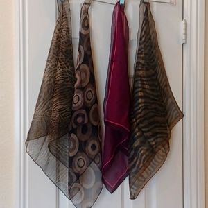 4 Sheer Scarves